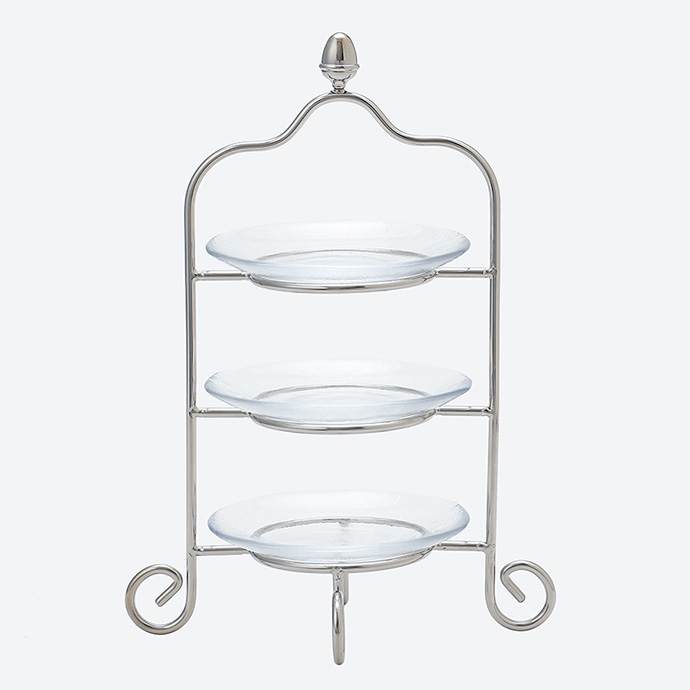 アミューズスタンド 3段 ガラスプレート付