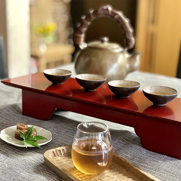 <蔦屋漆器店>華膳 本朱 小