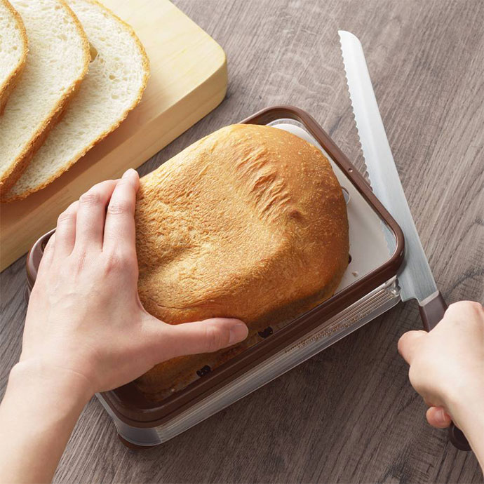 ホームベーカリーヨコ切りスライサー・パン切包丁 2点セット