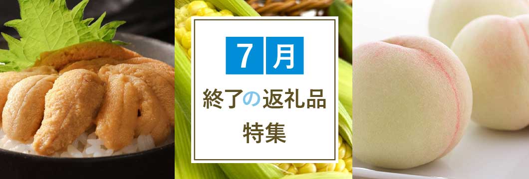 7月終了の返礼品特集