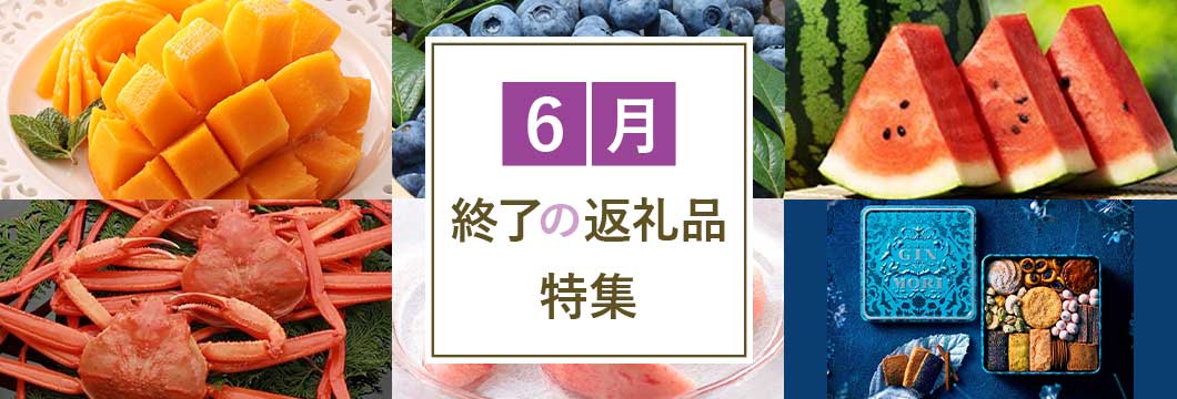 6月終了の返礼品特集