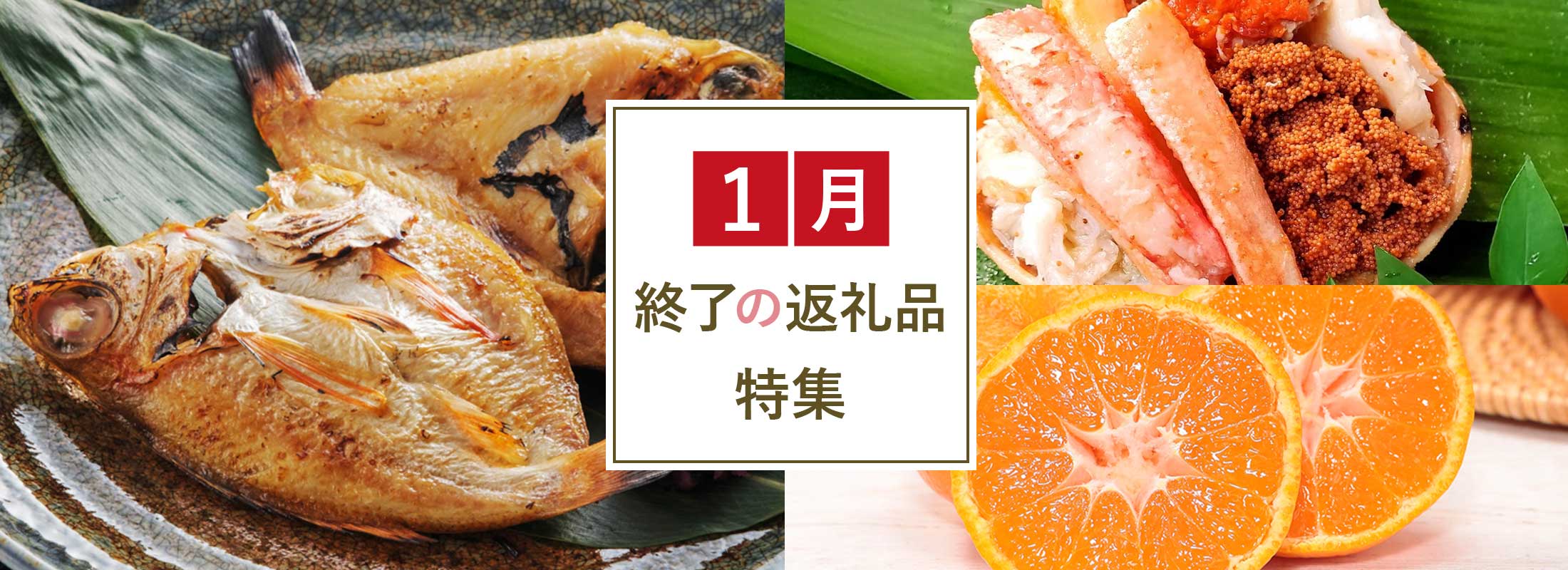 1月終了の返礼品特集