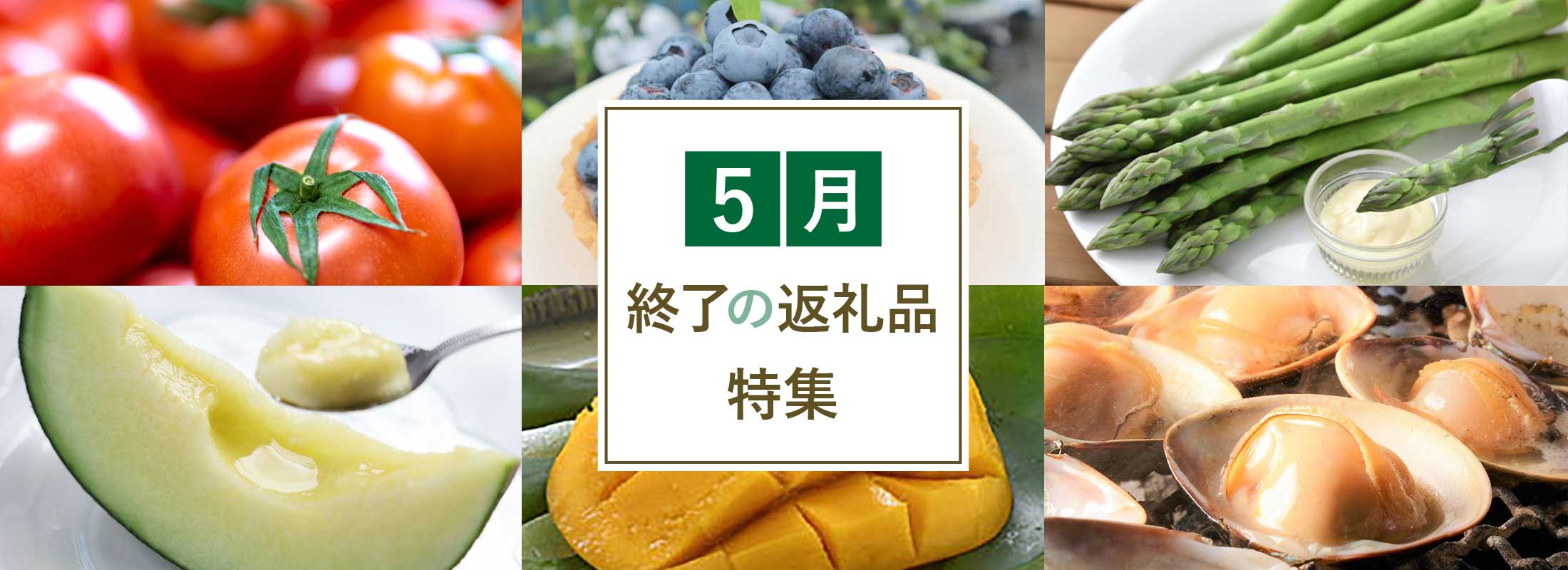 5月終了の返礼品特集