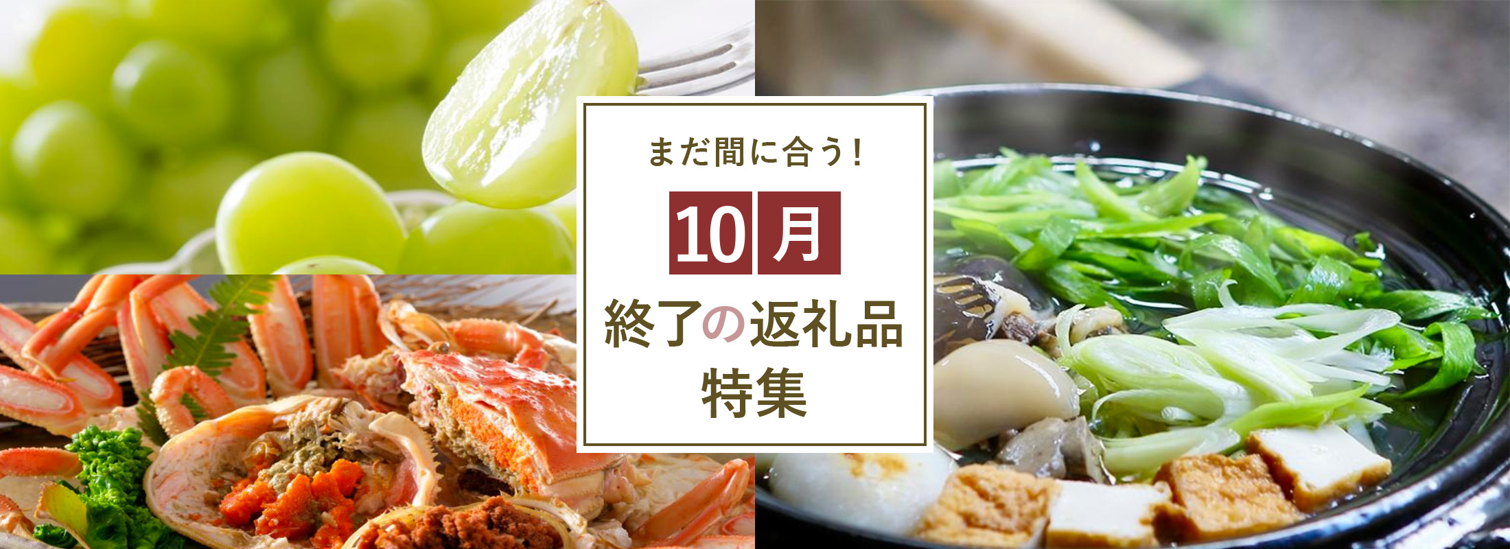 10月終了の返礼品特集