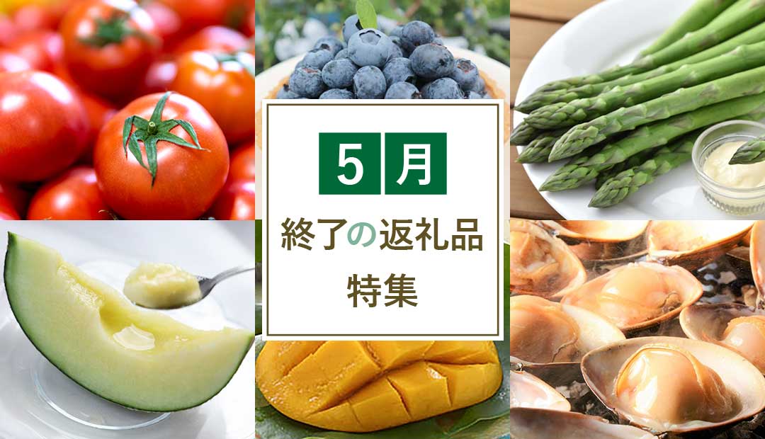 5月終了の返礼品特集