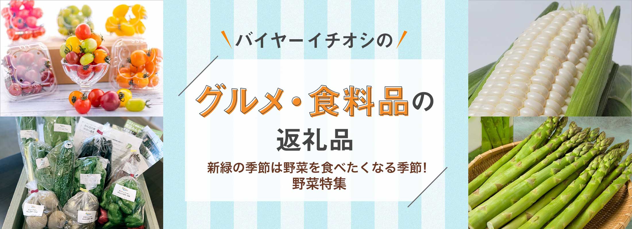 新緑の季節は野菜を食べたくなる季節!野菜特集 | バイヤーイチオシのグルメ・食料品の返礼品