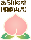 あら川の桃（和歌山県）