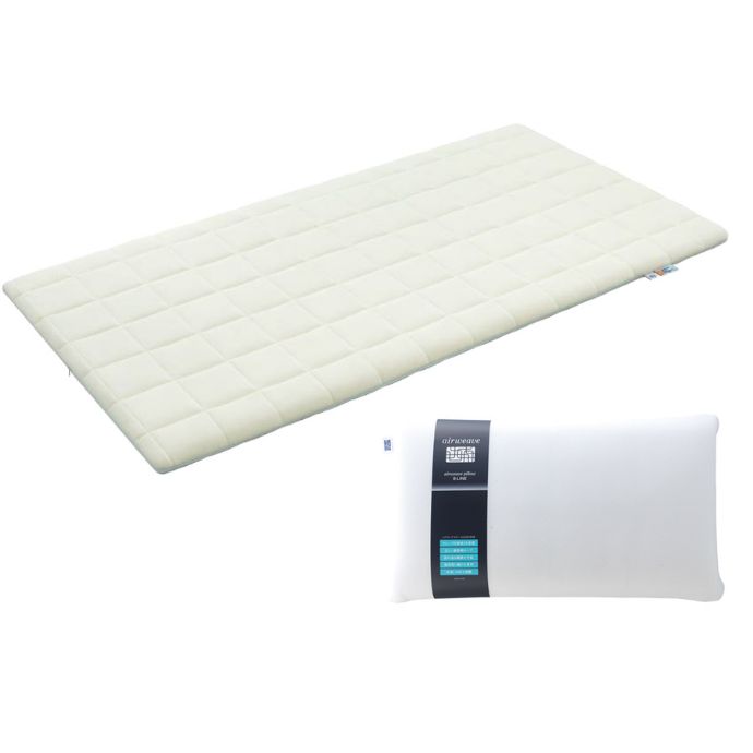 <エアウィーヴ>エアウィーヴ 01・ピローS-LINE シングルサイズセット