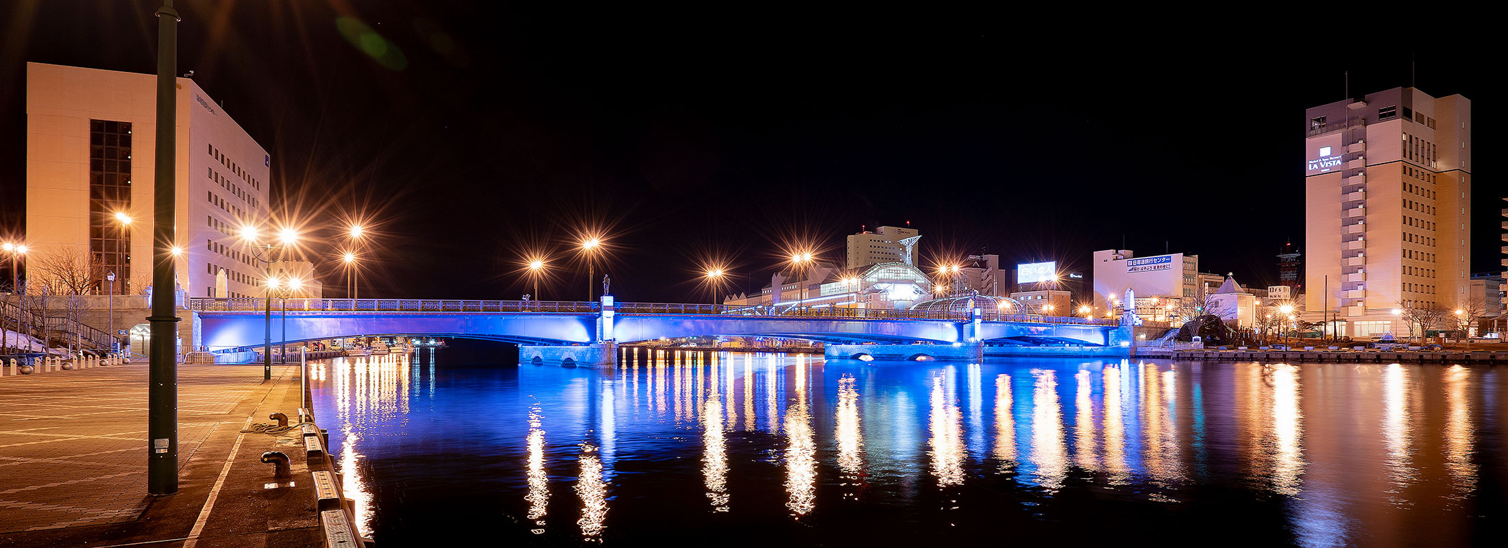 幣舞橋ライトアップ