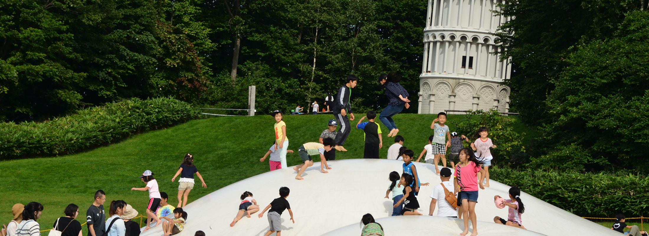 遊びに夢中(こどもの国)