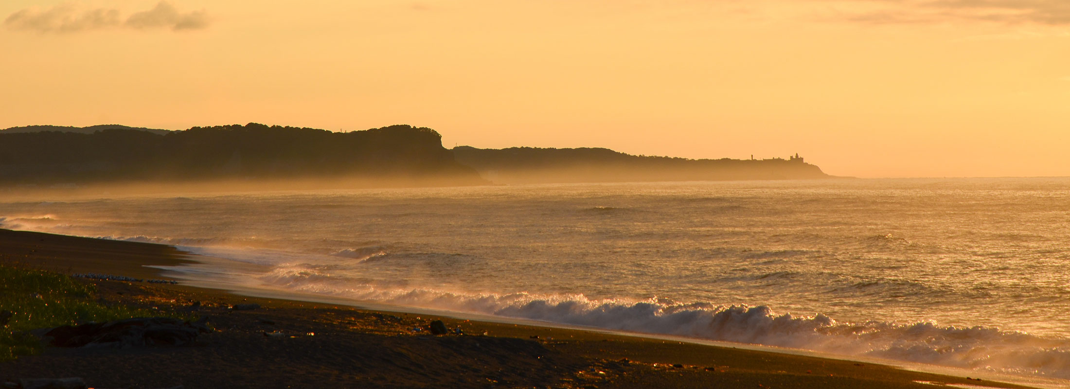 幌別海岸夕焼け