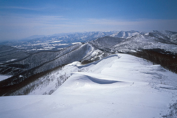 冬の佐幌岳