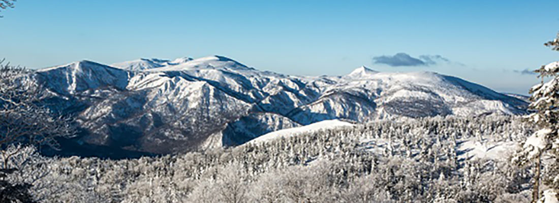 網張温泉 犬倉の冬景色