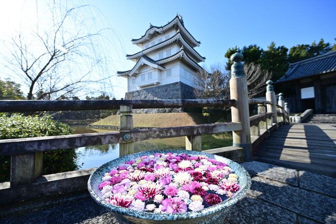 難攻不落の「浮き城（忍城）」とまちを彩る「行田花手水」