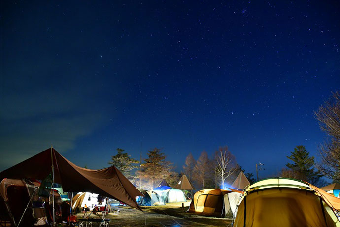 満点の星空と360度の大パノラマ　鹿嶺高原