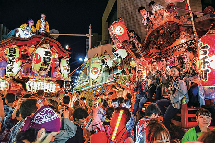 吉原25町、6つの神社が連合して行われる吉原一の伝統の祭「吉原祇園祭」