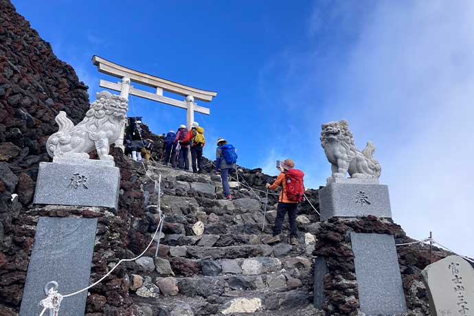 須走口登山道