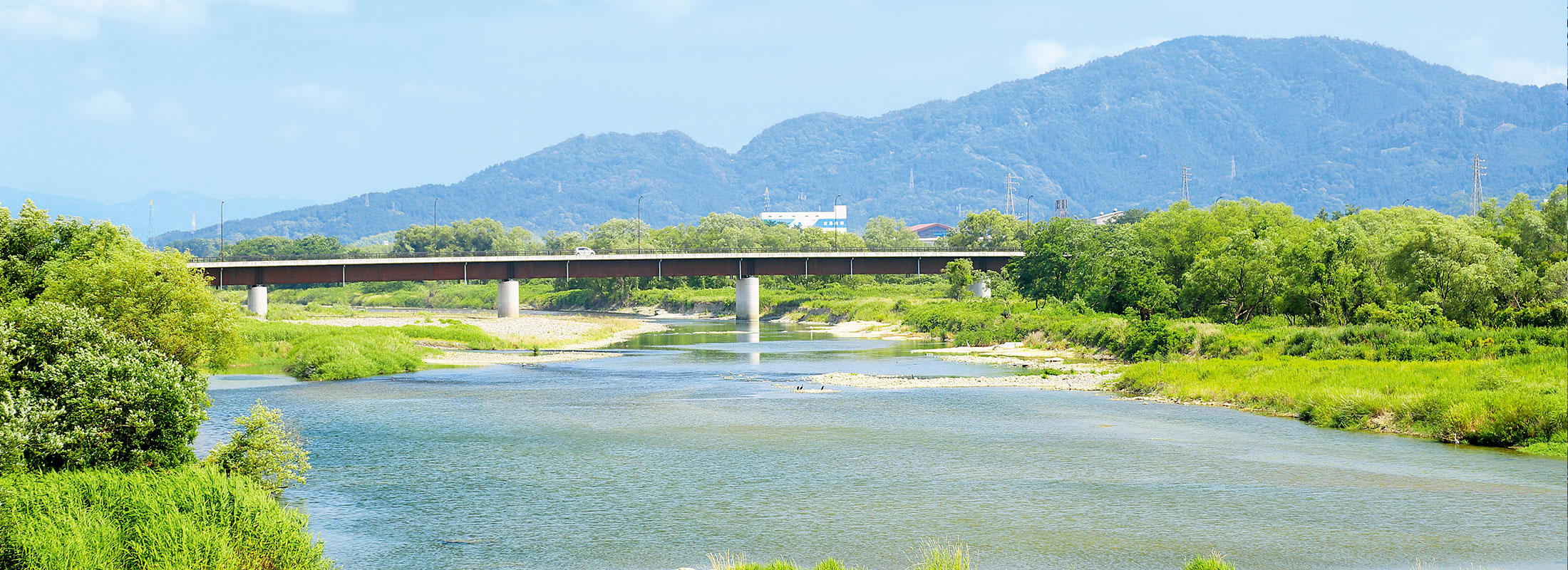 野洲川風景