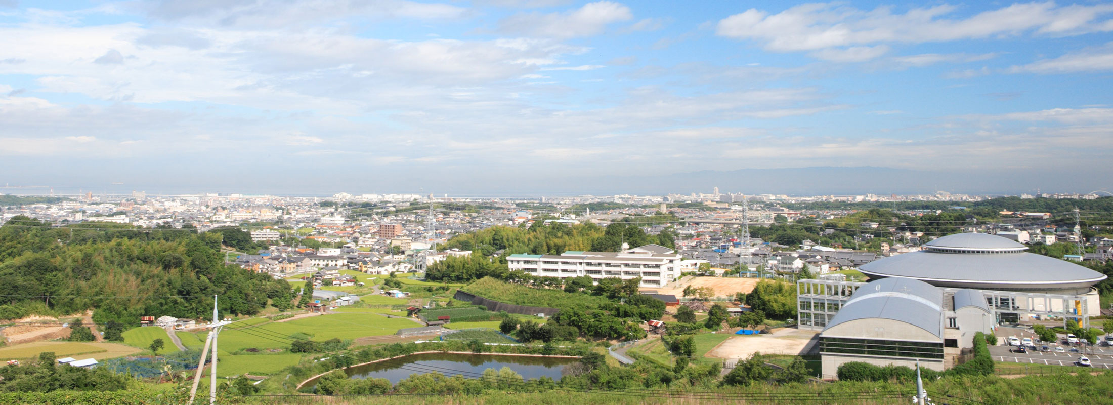 熊取町の風景