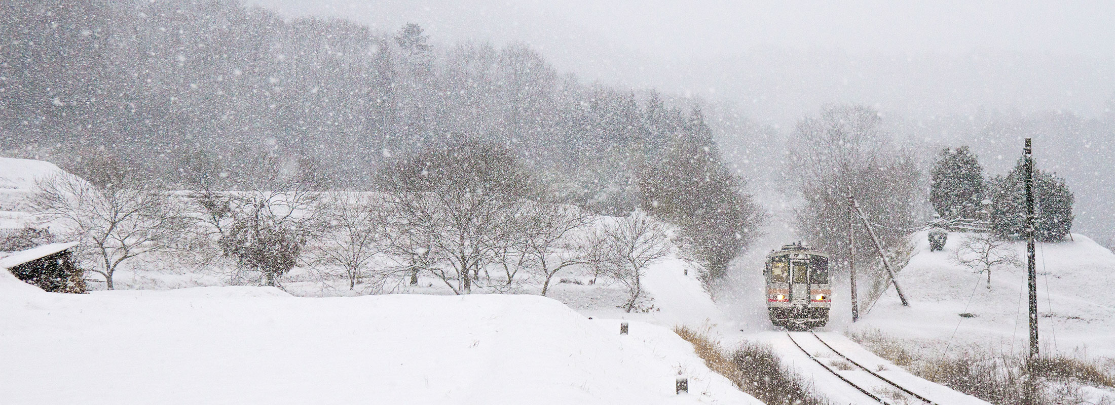 04_冬_26雪原の芸備線(哲西町上神代)
