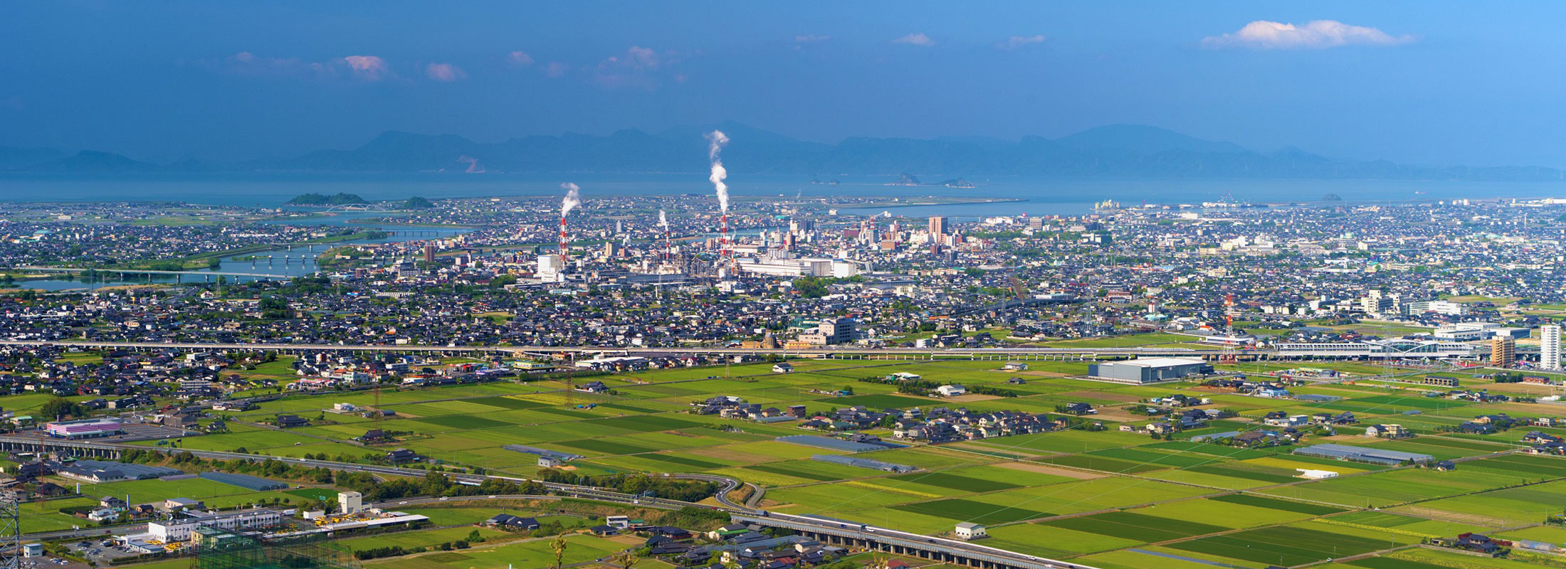 龍峯山からの風景