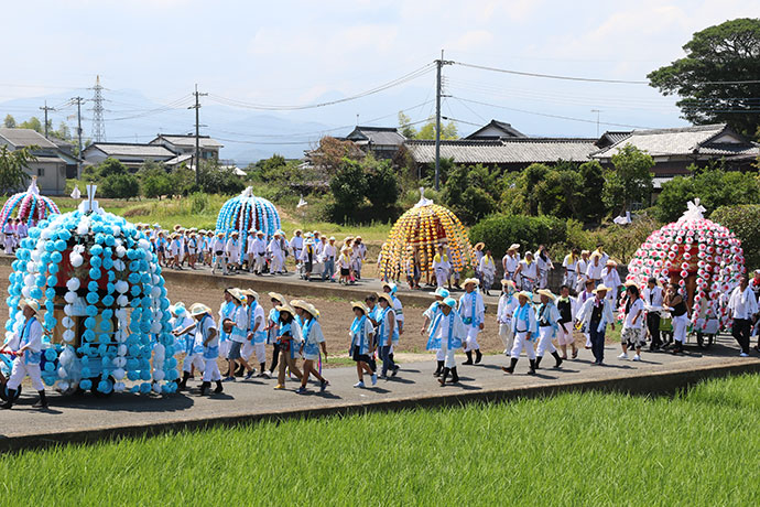 鶴市花傘鉾祭
