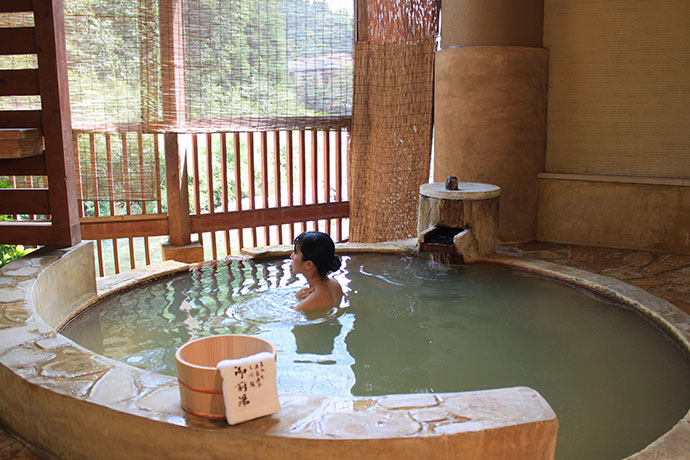 日本一の炭酸泉ともいわれる長湯温泉