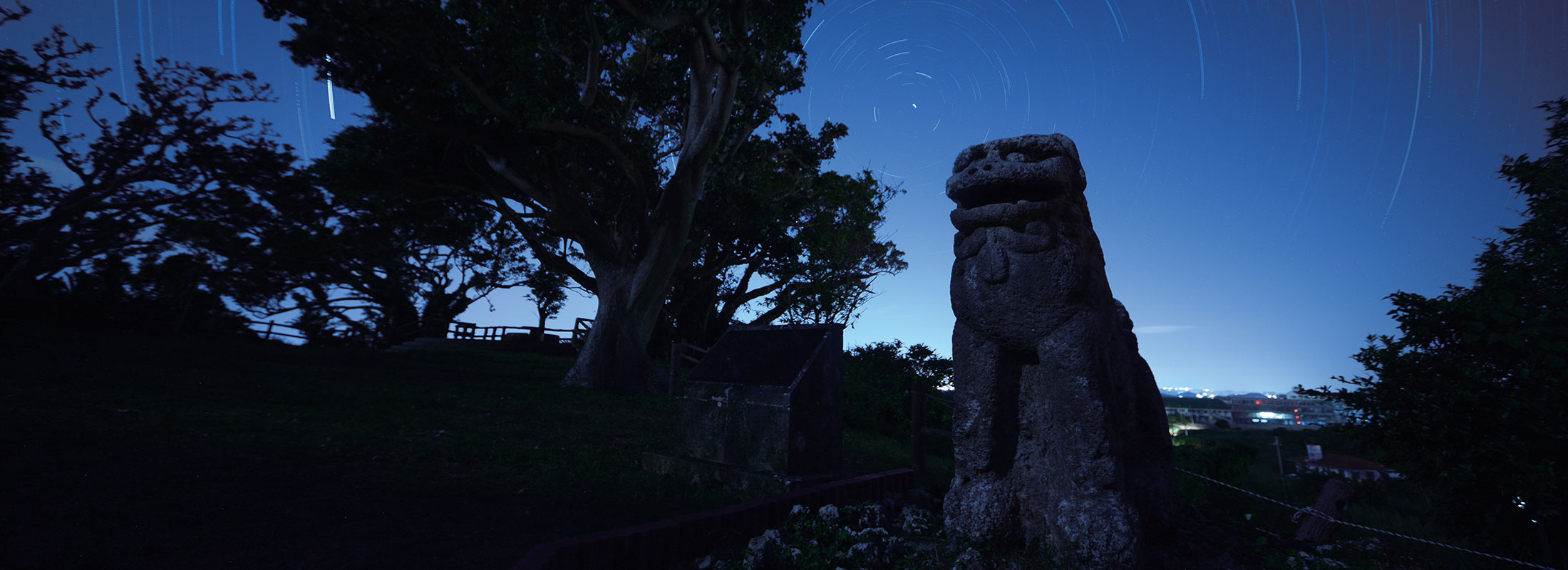 石獅子(星空)