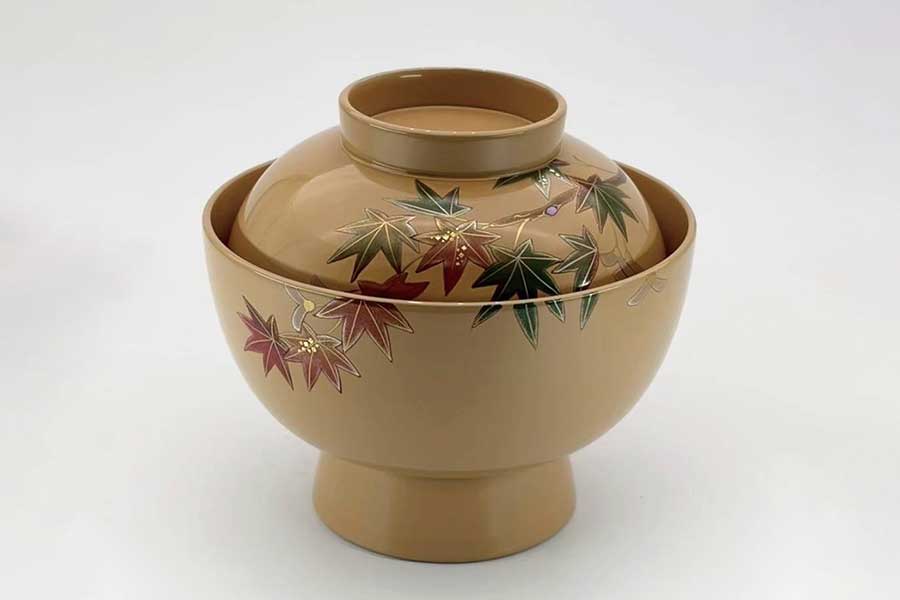 ＜中島忠平漆器店＞時代椀 紅葉