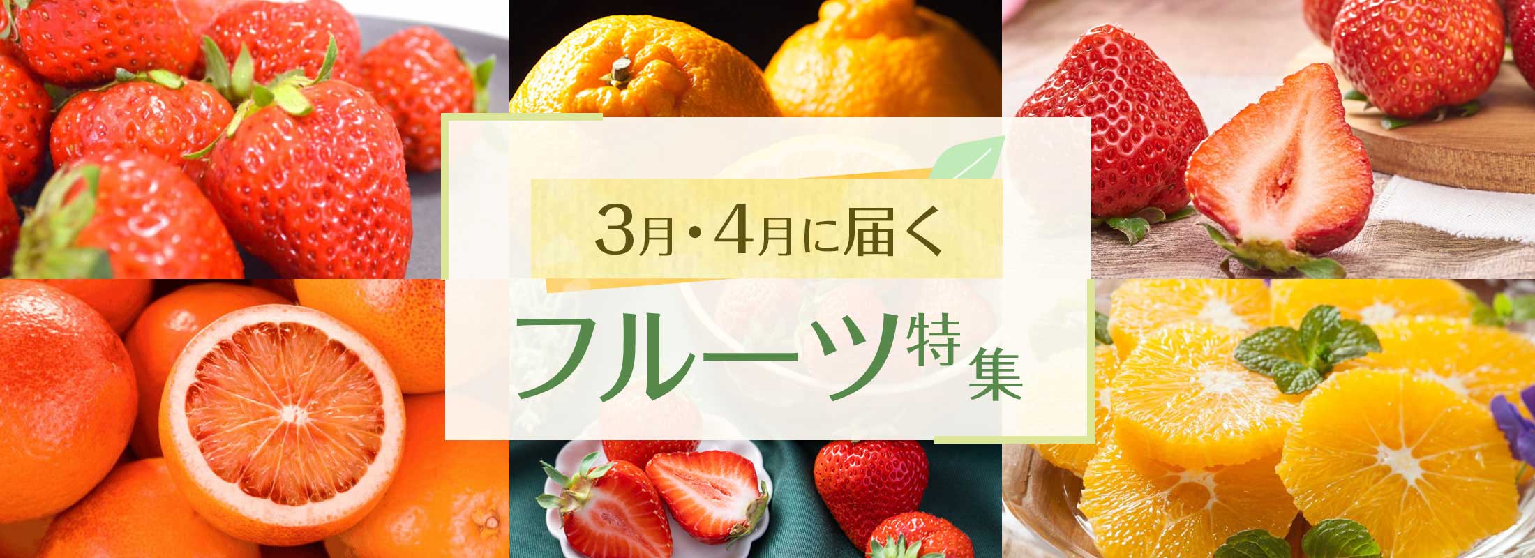 3月・4月に届くフルーツ特集