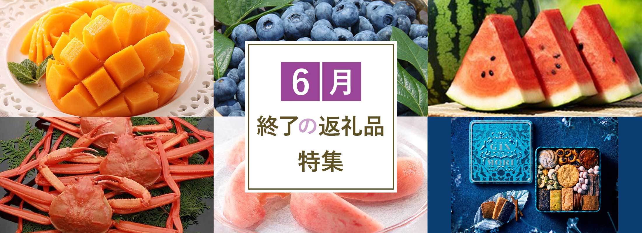 6月終了の返礼品特集