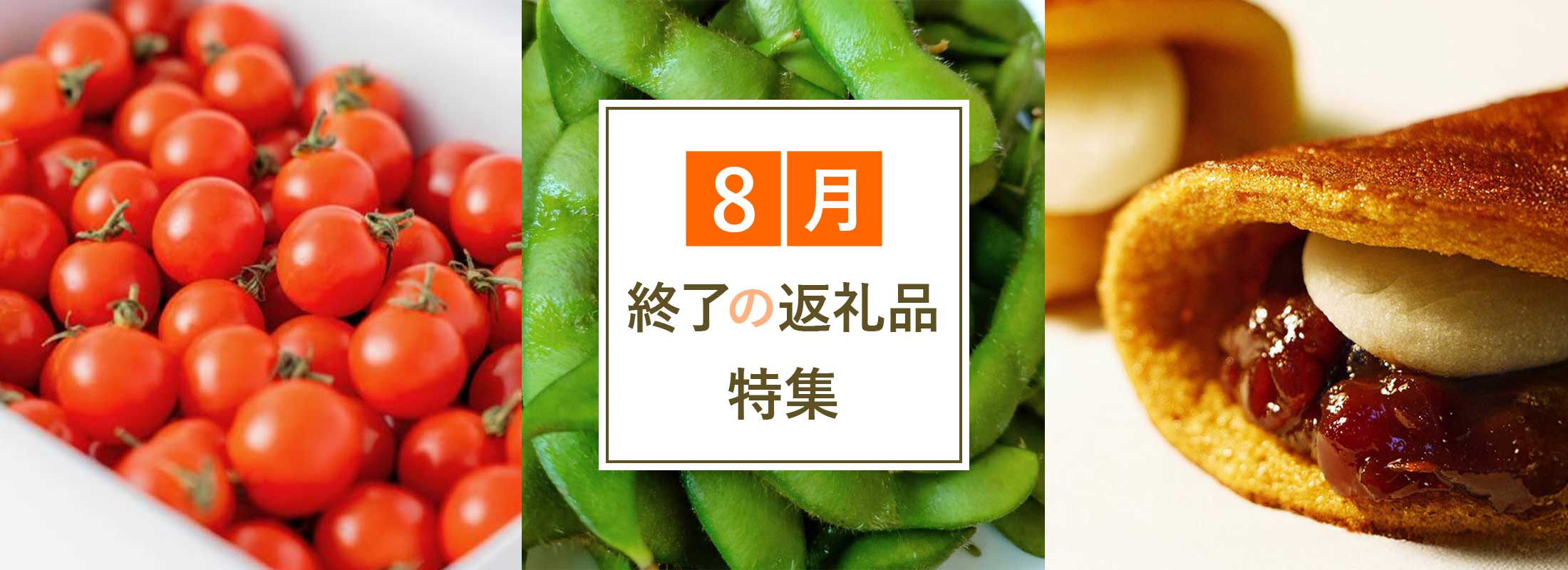 8月終了の返礼品特集